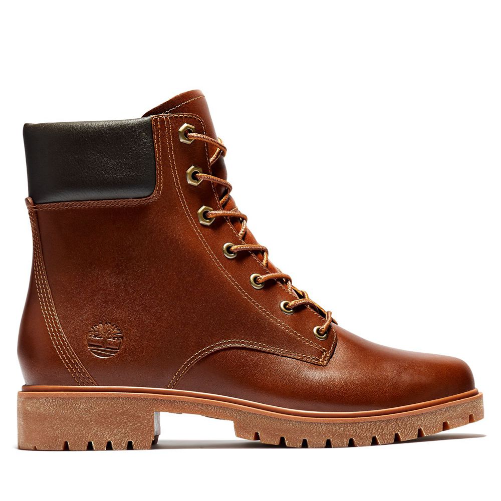 Botas 6-Inch Timberland Argentina Mujer - 6-Inch Jayne Waterproof - Marrones - RMVKAF-726